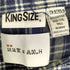 キングサイズ KINGSIZE ノーカラーチェックネルシャツ メンズ  7XL